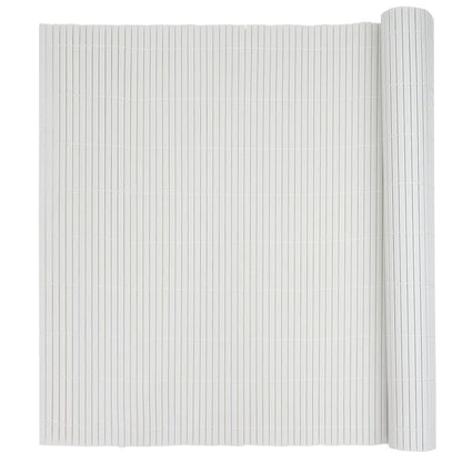 Zahradní Plot Oboustranný Bílý 1,8 X 3 M Pvc
