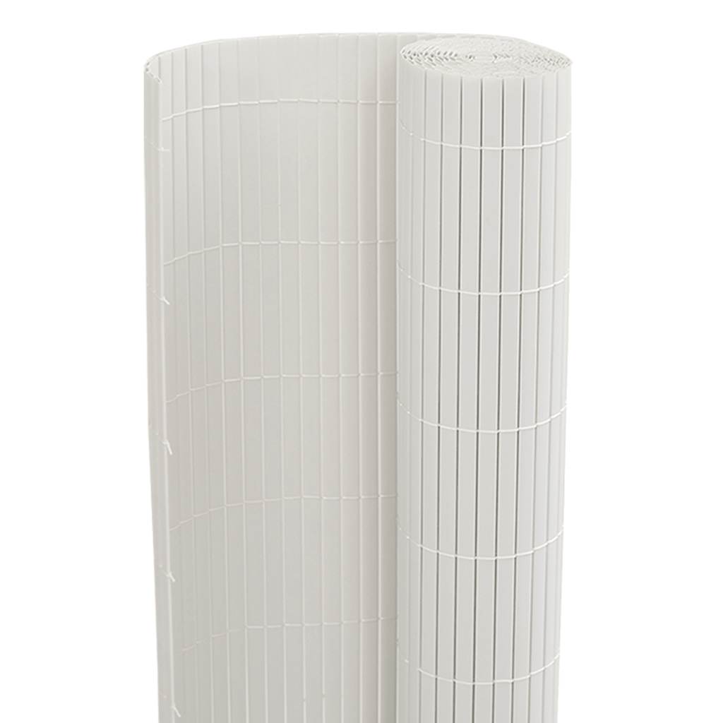 Zahradní Plot Oboustranný Bílý 1,8 X 3 M Pvc