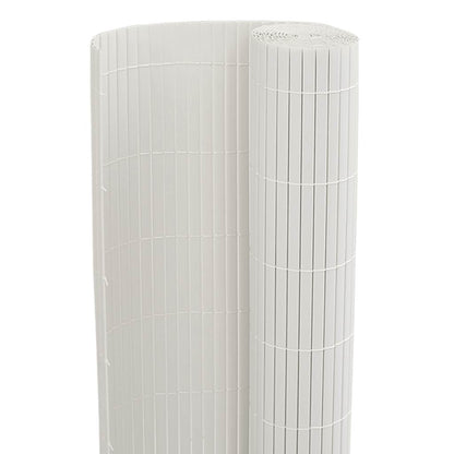 Zahradní Plot Oboustranný Bílý 1,8 X 3 M Pvc