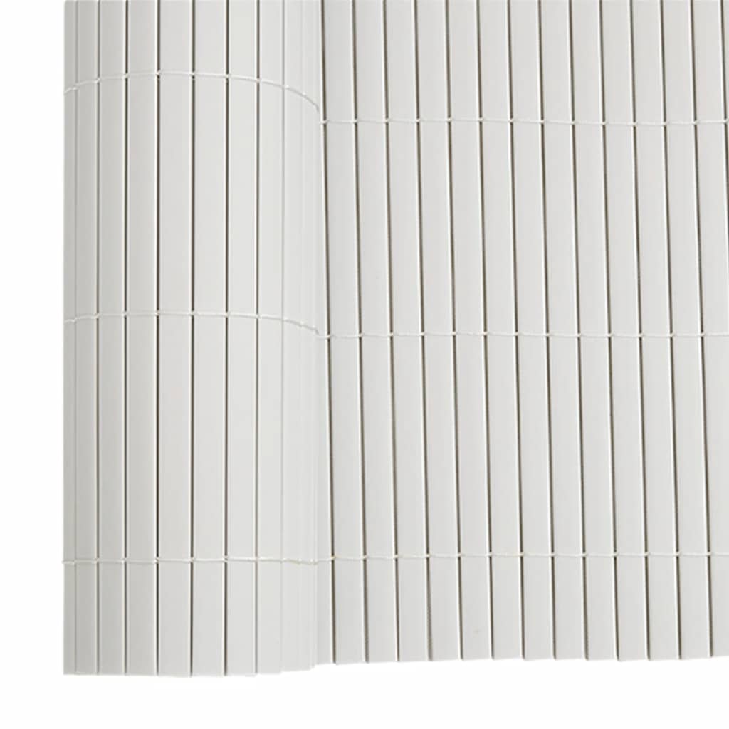 Zahradní Plot Oboustranný Bílý 1,8 X 3 M Pvc