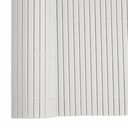 Zahradní Plot Oboustranný Bílý 1,8 X 3 M Pvc