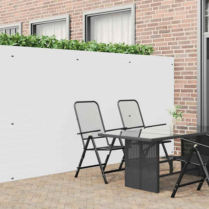 Zahradní Plot Oboustranný Bílý 1,8 X 3 M Pvc