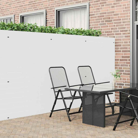 Zahradní Plot Oboustranný Bílý 1,8 X 3 M Pvc