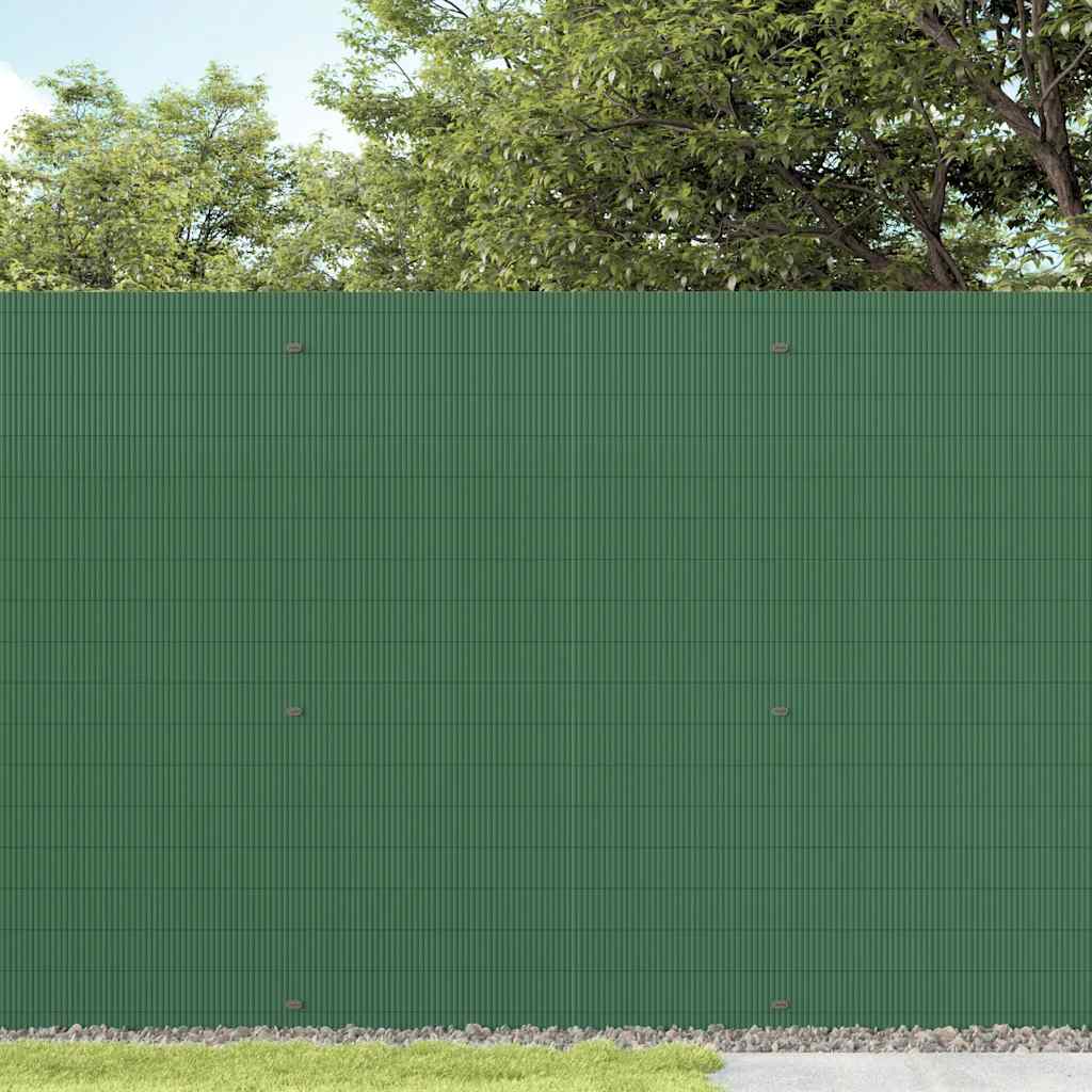 Zahradní Plot Oboustranný Zelený 1,8 X 3 M Pvc
