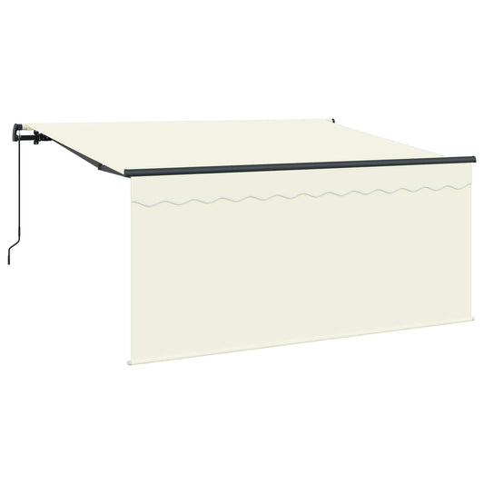 Stahovací Markýza Krémová 300 X 200 Cm Polyester A Hliník