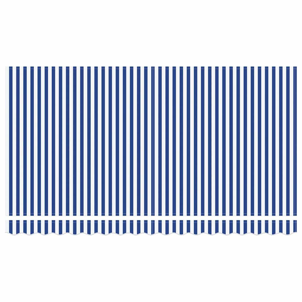 Stahovací Markýza Modrá 350 X 200 Cm Textil