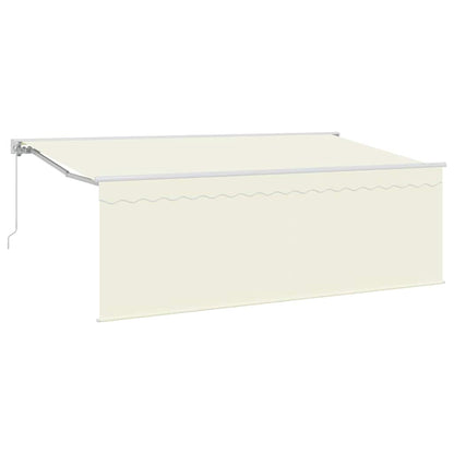 Stahovací Markýza Krémová 350 X 200 Cm Polyester A Hliník