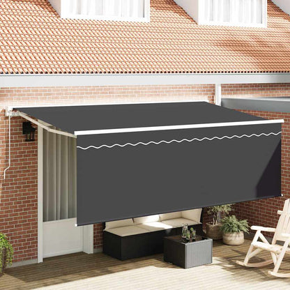 Stahovací Markýza Krémová 350 X 200 Cm Polyester A Hliník