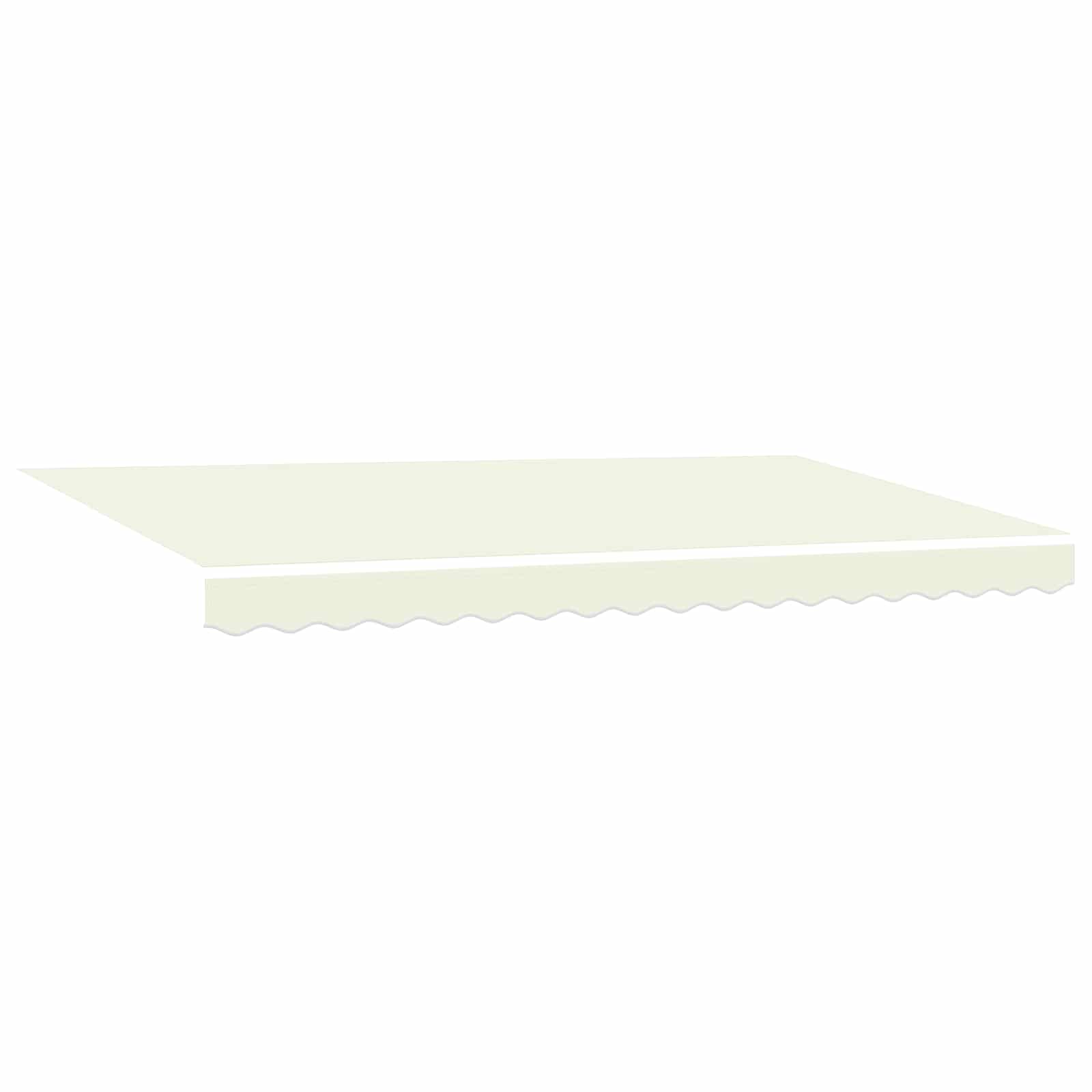 Stahovací Markýza Krémová 400 X 200 Cm Polyester A Hliník