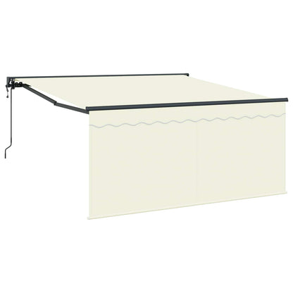 Stahovací Markýza Krémová 300 X 250 Cm Polyester A Hliník