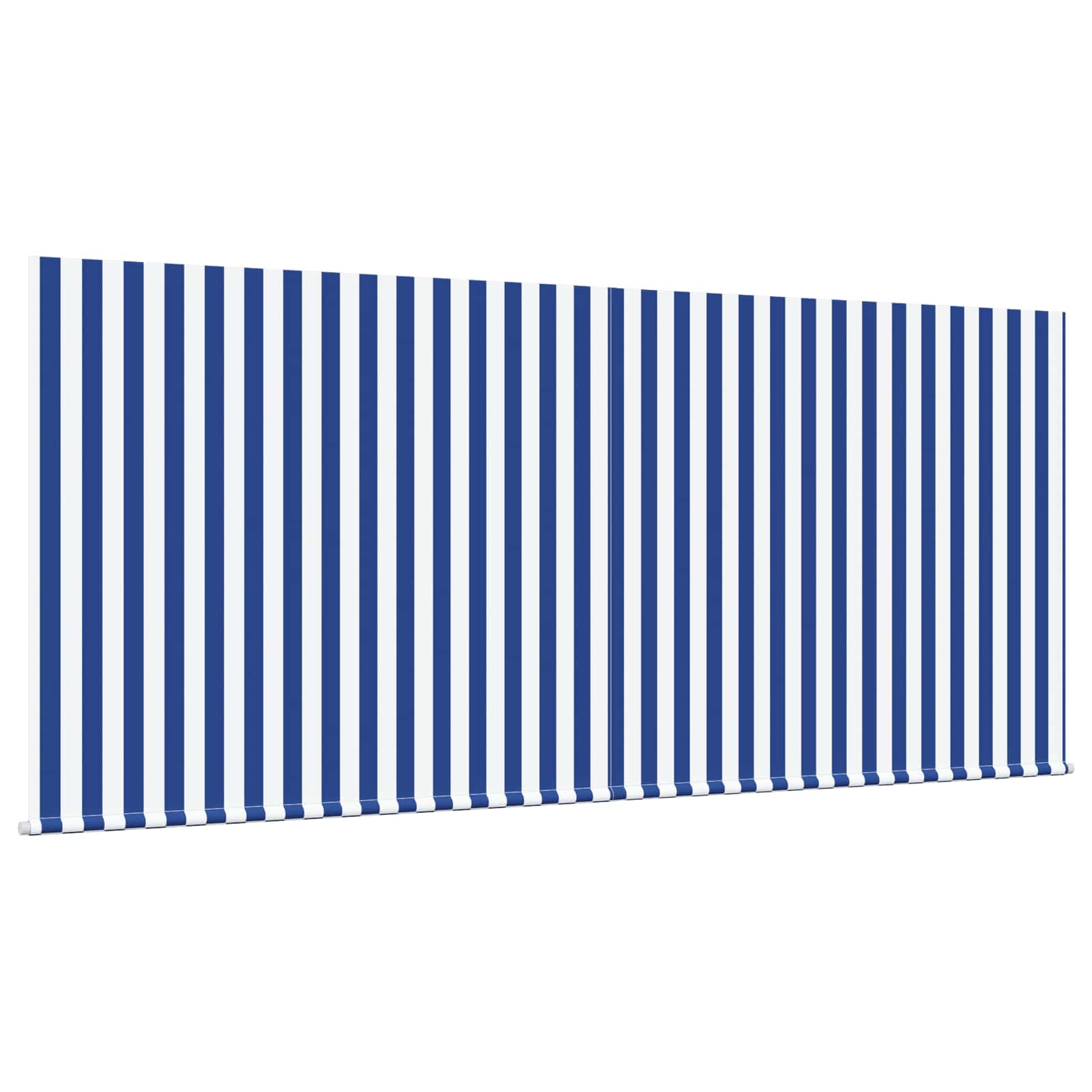 Stahovací Markýza Modrá A Bílá 350 X 250 Cm Polyester A Hliník