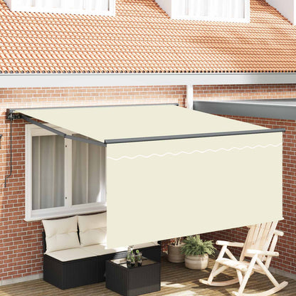 Stahovací Markýza Krémová 350 X 250 Cm Polyester A Hliník