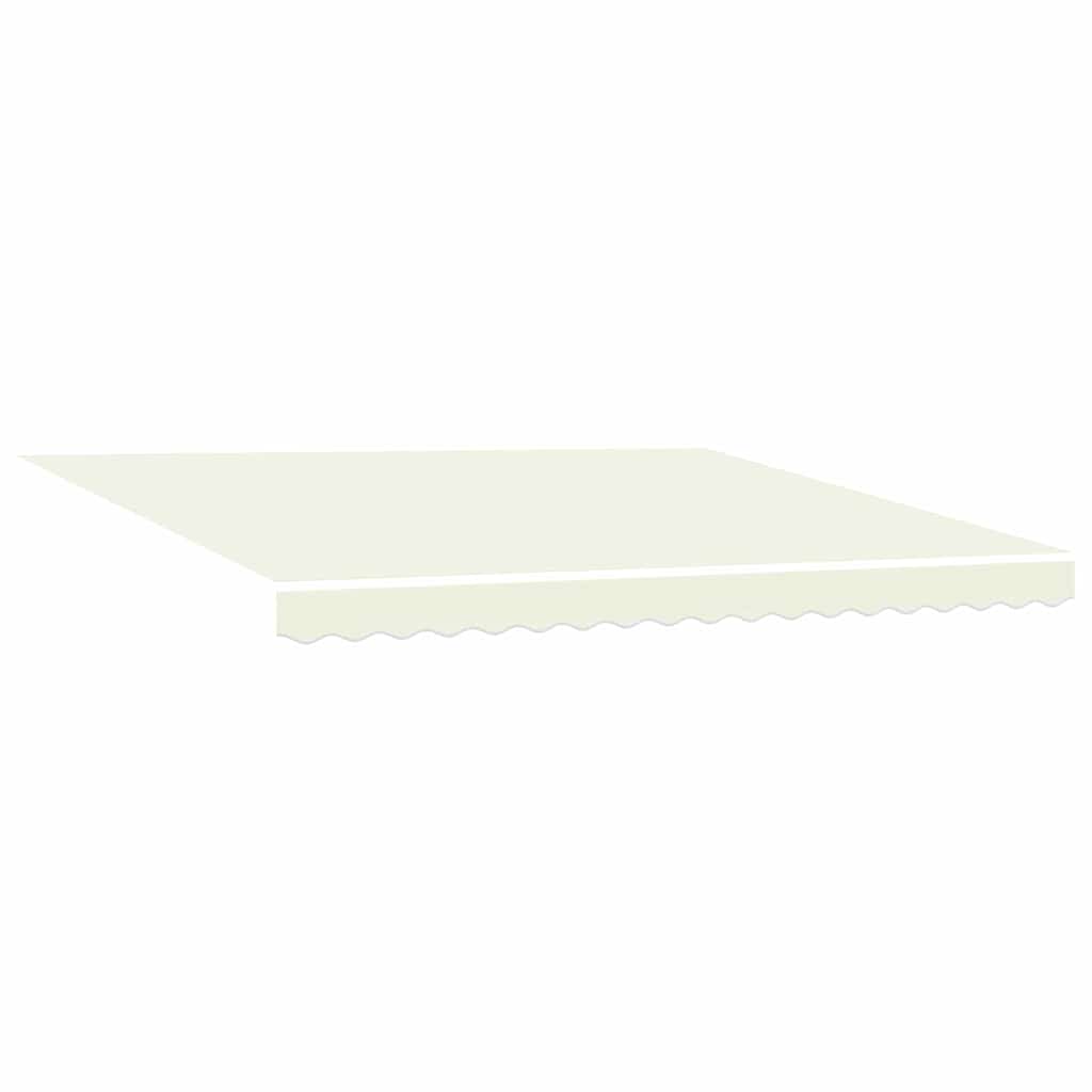 Stahovací Markýza Krémová 400 × 300 Cm Polyester A Hliník