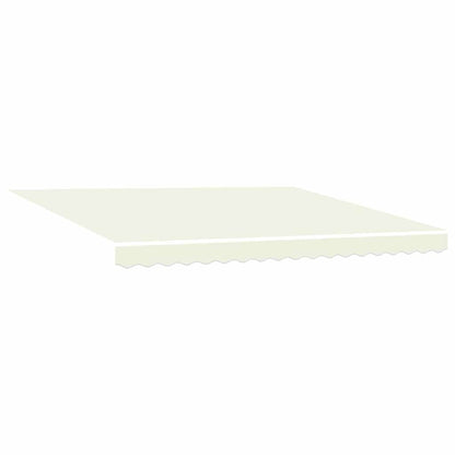 Stahovací Markýza Krémová 400 × 300 Cm Polyester A Hliník