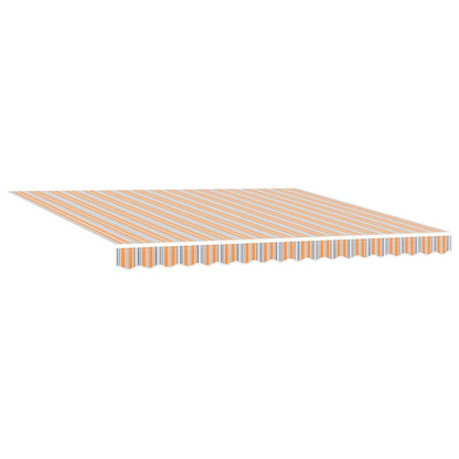 Stahovací Markýza Vícebarevný 400 × 300 Cm Látka A Hliník