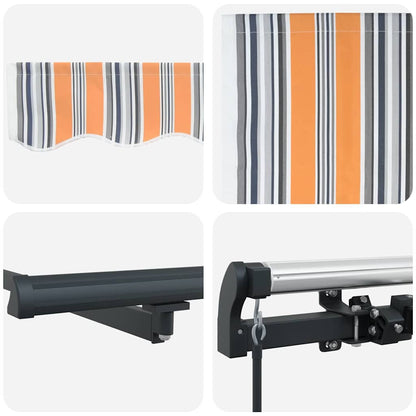 Stahovací Markýza Vícebarevný Polyester A Hliník