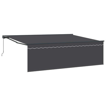 Stahovací Markýza Antracit 450 × 300 Cm Polyester A Hliník