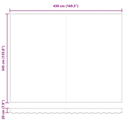 Stahovací Markýza Oranžová A Hnědá