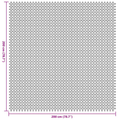 Koberce Do Stanu Modrá 200 X 200 Cm Polyester