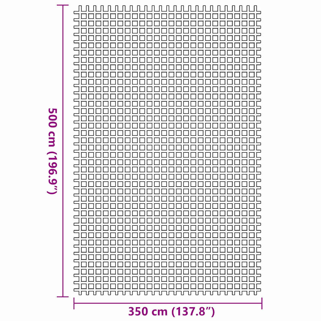 Koberce Do Stanu Modrá 500 × 350 Cm Polyester