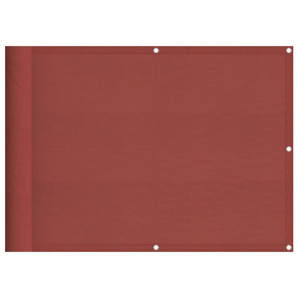 Balkónová Zástěna Terakota 75 X 800 Cm 100% Polyester Oxford