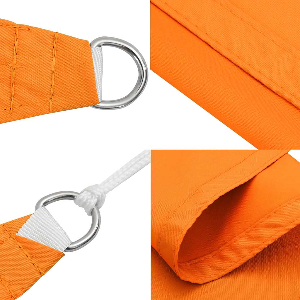Sluneční Plachta Oranžová 7X5X5 M 100% Polyester Oxford