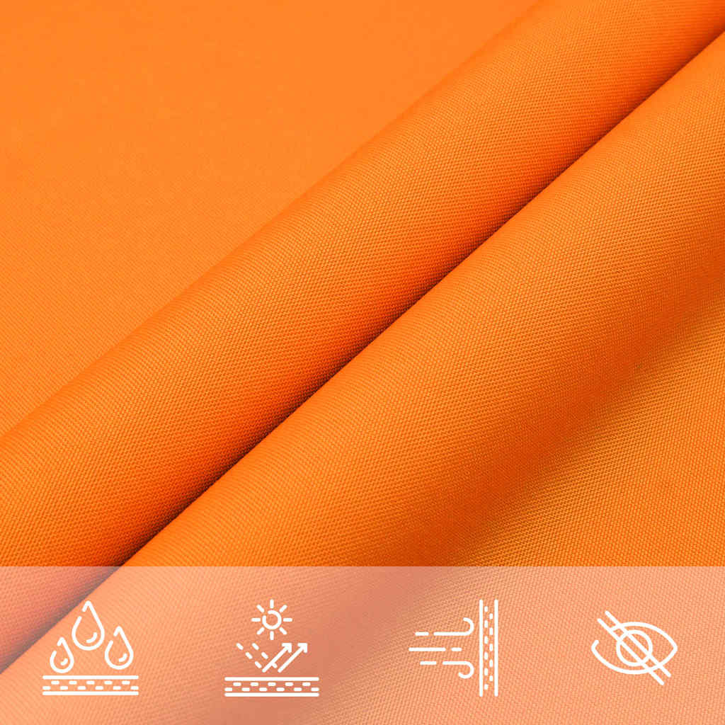 Sluneční Plachta Oranžová 7X5X5 M 100% Polyester Oxford
