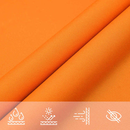 Sluneční Plachta Oranžová 7X5X5 M 100% Polyester Oxford