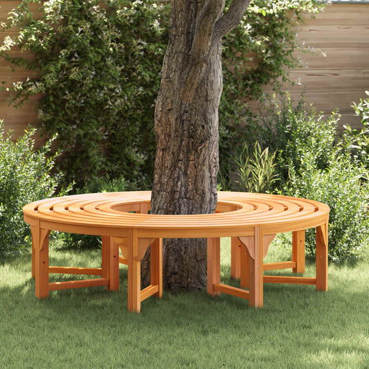 Stromová Lavička 8 -Seater 2 Ks 160 X 80 X 45Cm Přírodní