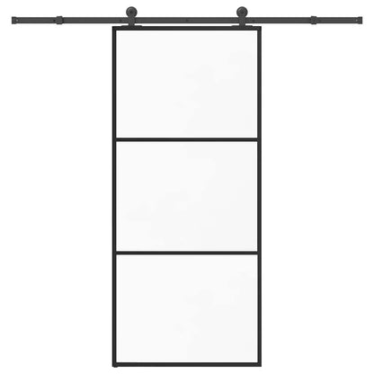 Posuvné Dveře S Kováním 90X205 Cm Esg Sklo A Hliník