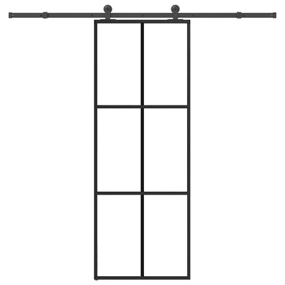 Posuvné Dveře S Kováním 90X205 Cm Esg Sklo A Hliník