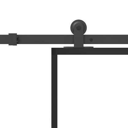 Posuvné Dveře S Kováním 90X205 Cm Esg Sklo A Hliník