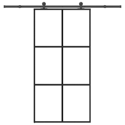 Posuvné Dveře S Kováním 90X205 Cm Esg Sklo A Hliník