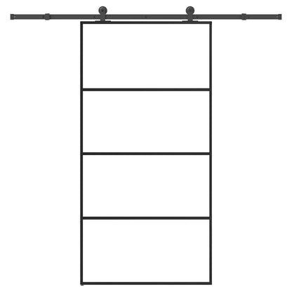 Posuvné Dveře S Kováním 90X205 Cm Esg Sklo A Hliník