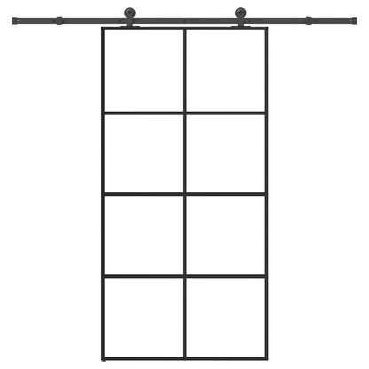 Posuvné Dveře S Kováním 102,5 X 205 Cm Esg Sklo A Hliník