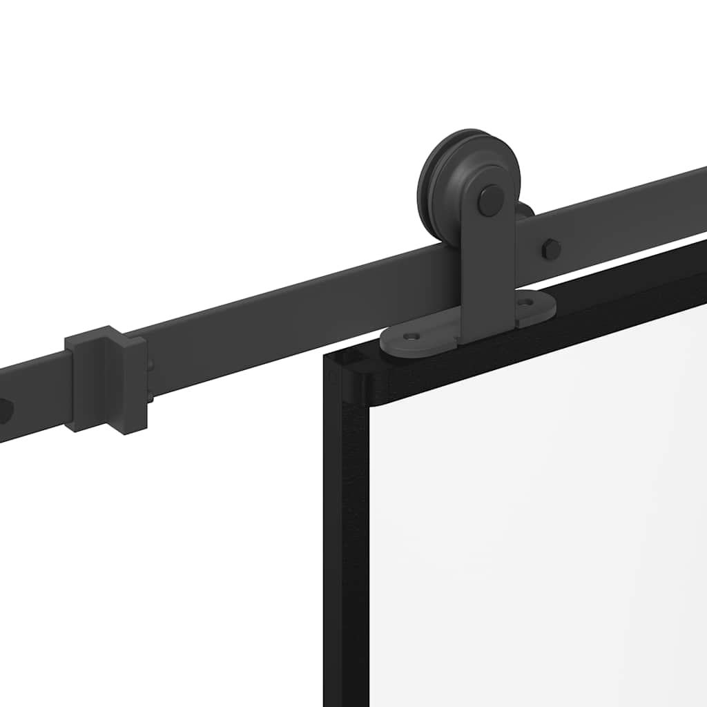 Posuvné Dveře S Kováním 90X205 Cm Esg Sklo A Hliník