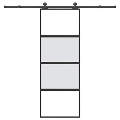 Posuvné Dveře S Kováním 90X205 Cm Esg Sklo A Hliník