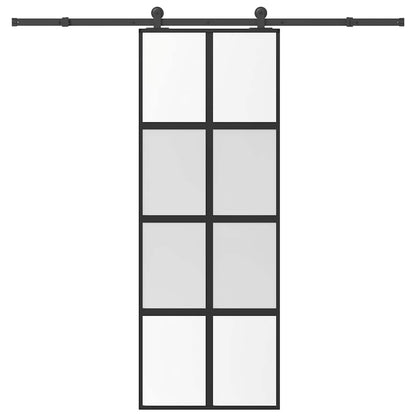 Posuvné Dveře S Kováním 102,5 X 205 Cm Esg Sklo A Hliník