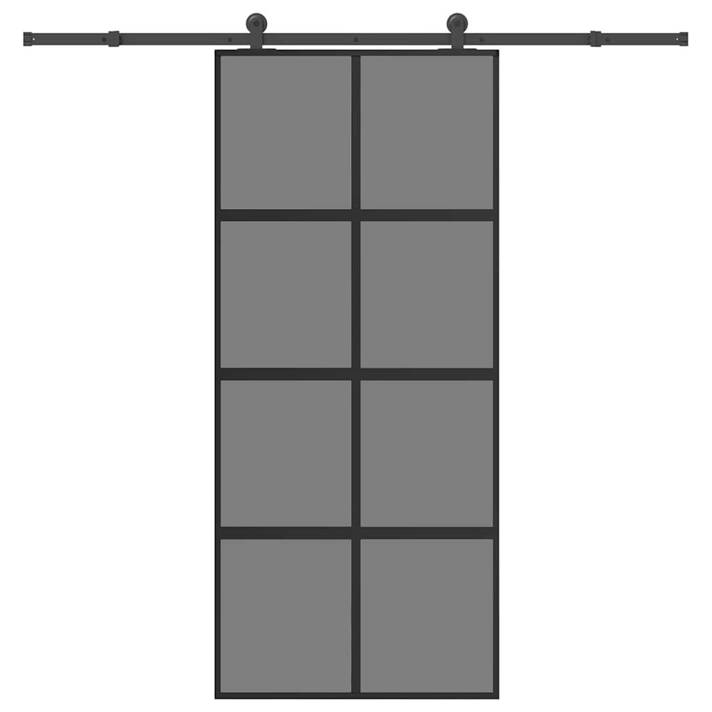 Posuvné Dveře S Kováním 102,5 X 205 Cm Esg Sklo A Hliník