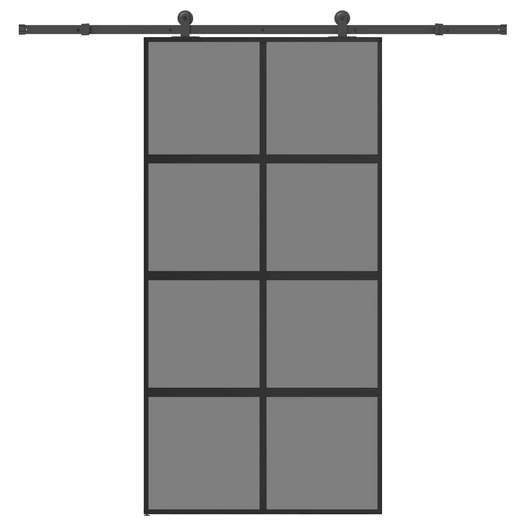 Posuvné Dveře S Kováním 102,5 X 205 Cm Esg Sklo A Hliník
