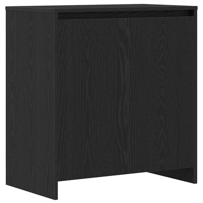 Servírovací Skříň 2 Ks Černá 70 X 41 X 75 Cm Kompozitní Dřevo