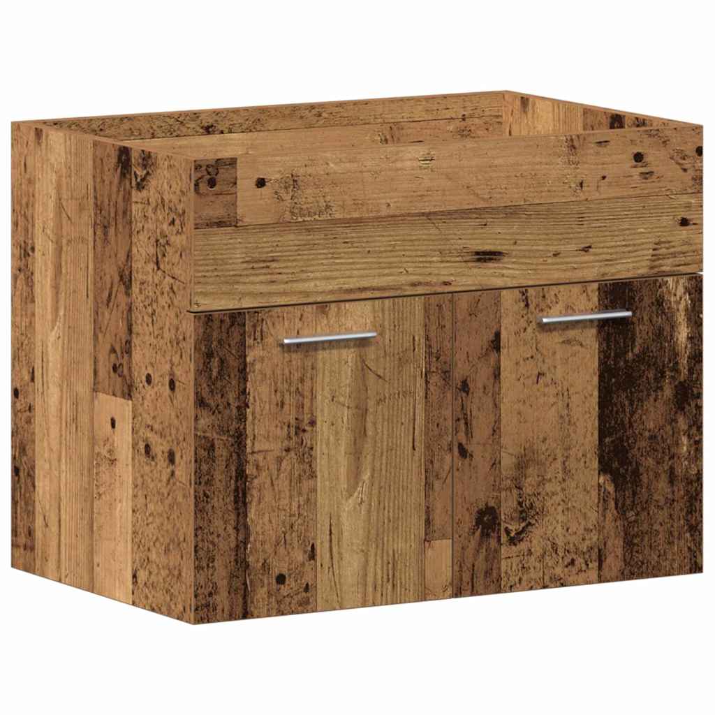 Koupelnová Skříň Staré Dřevo 60 X 38,5 X 46 Cm Kompozitní Dřevo