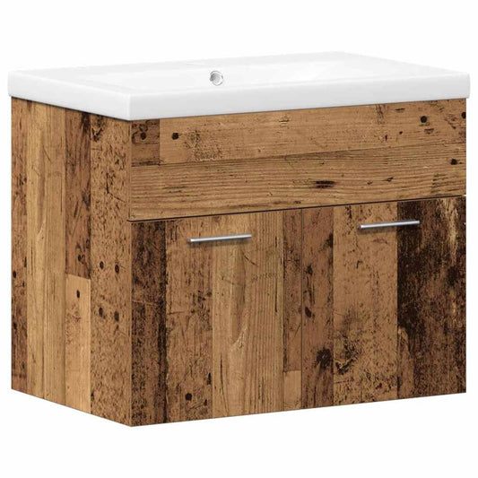 Koupelnová Skříň Staré Dřevo 60 X 38,5 X 46 Cm Kompozitní Dřevo