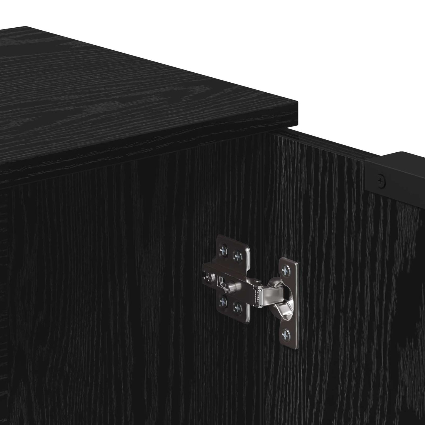 Servírovací Skříň 3 Ks Černý Dub 121 X 30 X 70 Cm