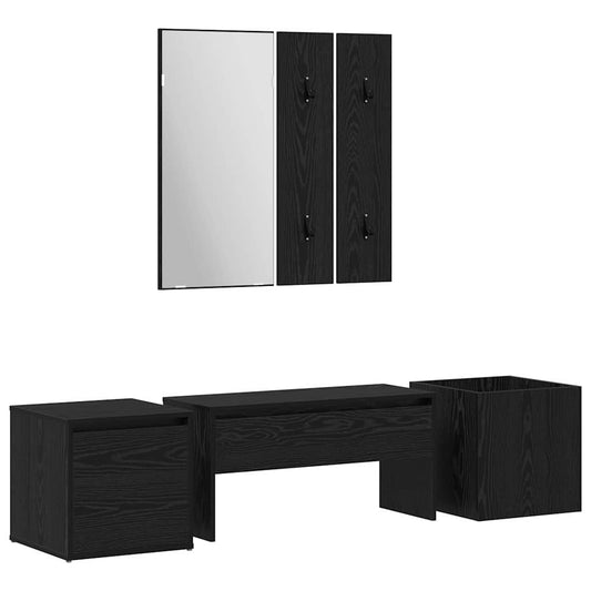 Sestava Nábytku Do Předsíně Nástěnný 6 Pcs Kompozitní Dřevo