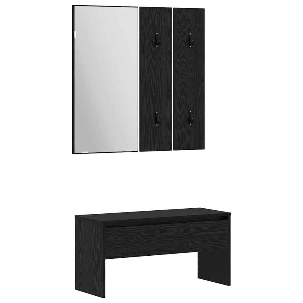 Sestava Nábytku Do Předsíně Nástěnný 6 Pcs Kompozitní Dřevo