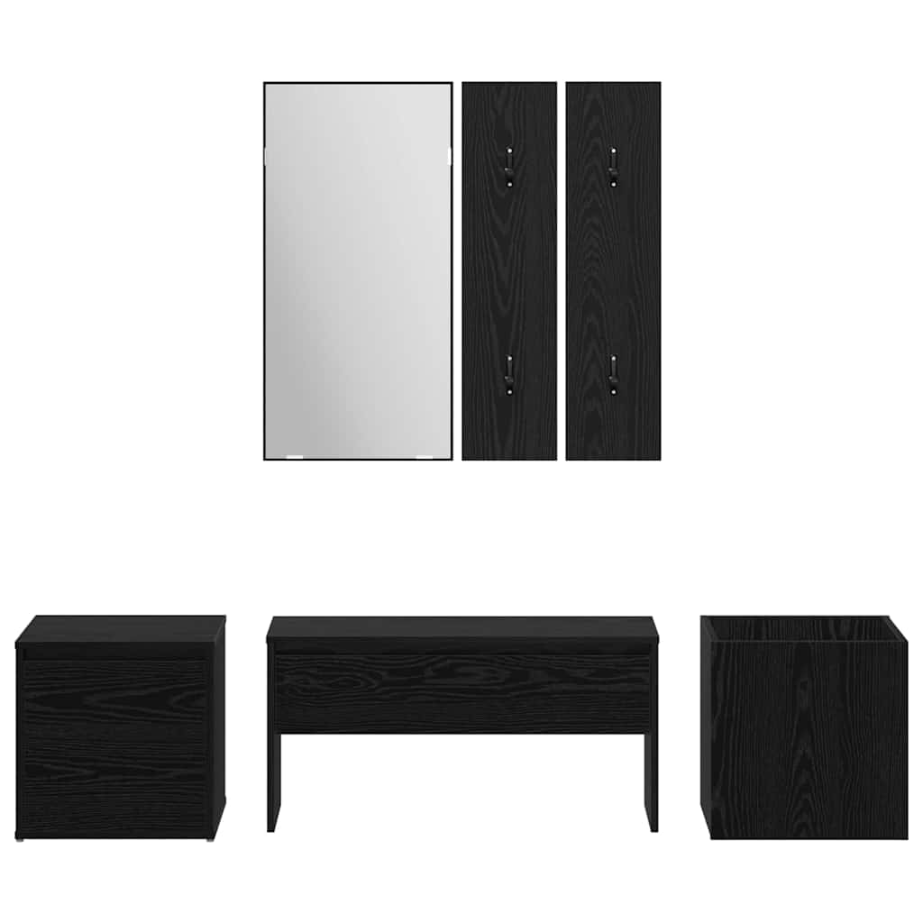 Sestava Nábytku Do Předsíně Nástěnný 6 Pcs Kompozitní Dřevo