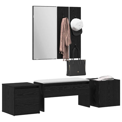 Sestava Nábytku Do Předsíně Nástěnný 6 Pcs Kompozitní Dřevo