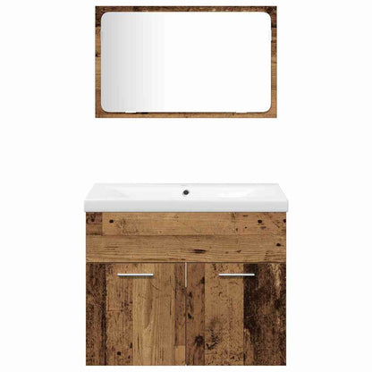 Sada Úložných Prostor Nástěnný 4 Pcs Kompozitní Dřevo
