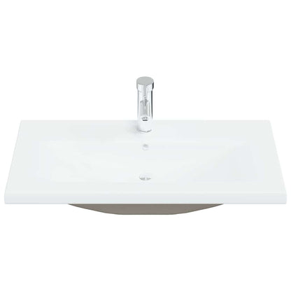 Koupelnová Skříň Černý Dub 80 X 38,5 X 46 Cm Kompozitní Dřevo